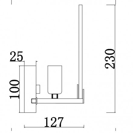 Настенный светильник Freya Sophia FR5197WL-01BS