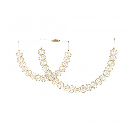 Светильник подвесной светодиодный Maytoni Golden Cage MOD216PL-L55G3K