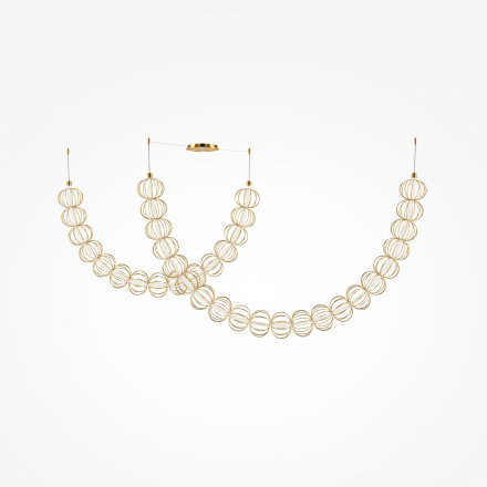 Светильник подвесной светодиодный Maytoni Golden Cage MOD216PL-L55G3K