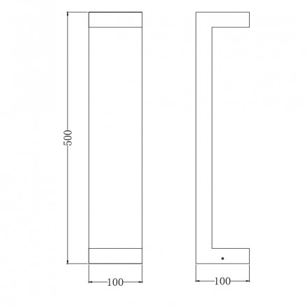 Уличный светодиодный светильник Maytoni Barclay Street O013FL-L9B
