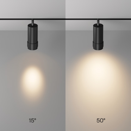 Трековый магнитный светодиодный светильник Maytoni EXILITY Focus Zoom TR211-1-12W2.7K-Z-B