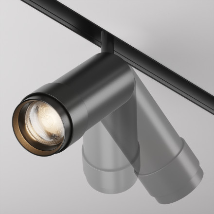 Трековый магнитный светодиодный светильник Maytoni EXILITY Focus Zoom TR211-1-12W2.7K-Z-B