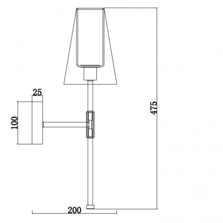 Бра Freya Tida FR5196WL-01BBS