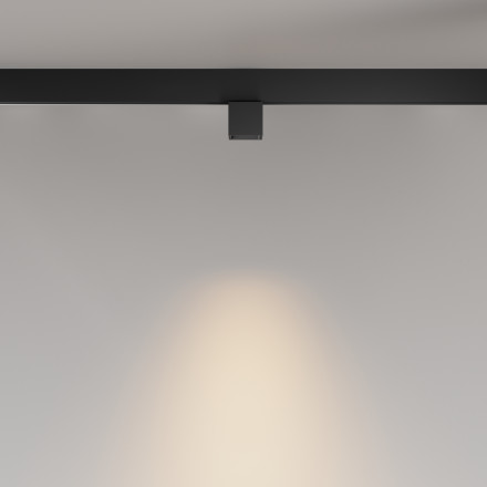 Трековый магнитный светодиодный светильник Maytoni Exility Alfa S TR133-2-7W3K-B