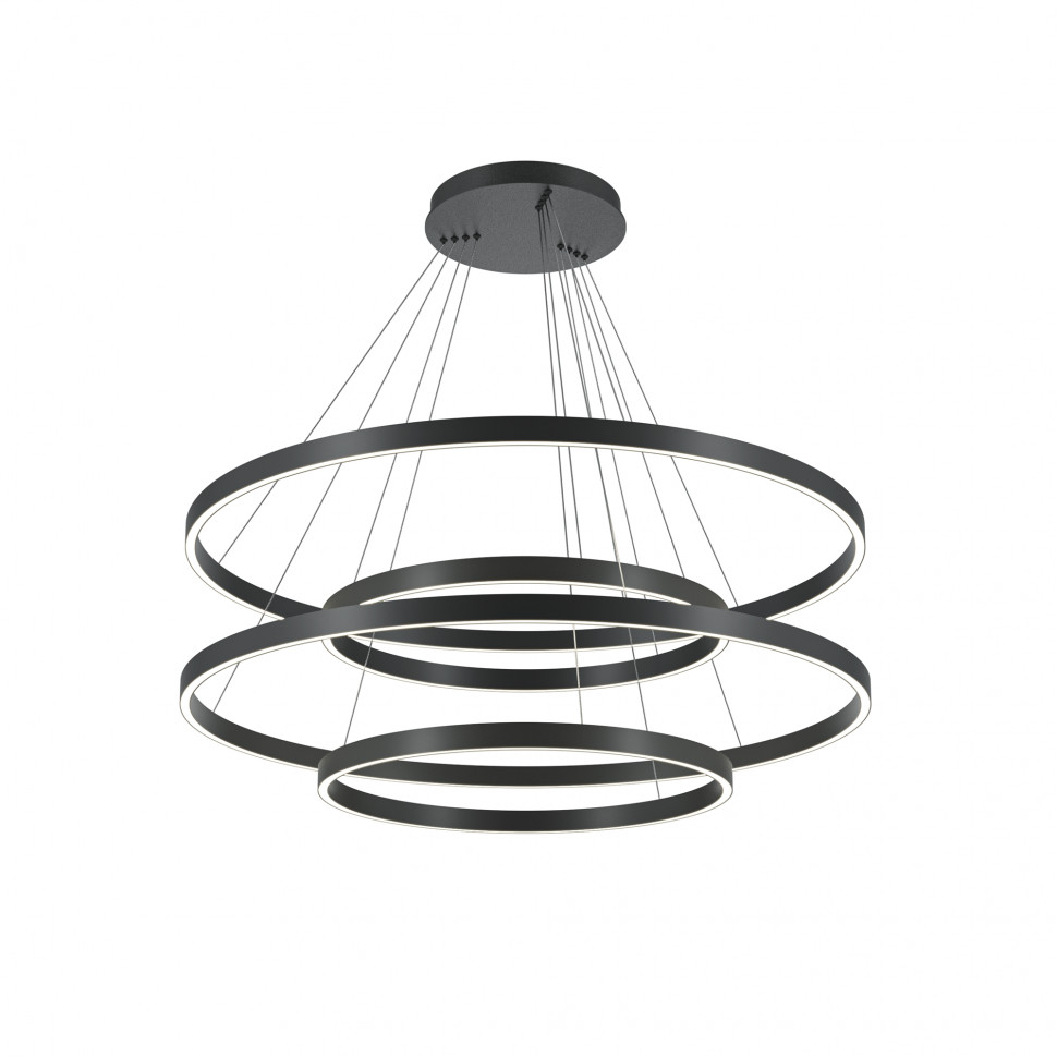 Светильник подвесной светодиодный Maytoni Rim MOD058PL-L174BK
