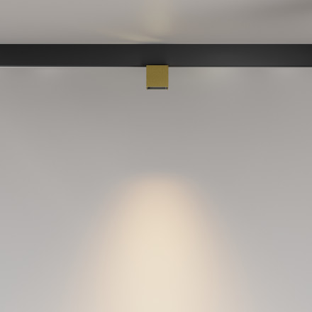 Трековый магнитный светодиодный светильник Maytoni Exility Alfa S TR133-2-7W3K-BS