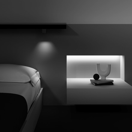 Трековый магнитный светодиодный светильник Maytoni Exility Alfa S TR133-2-7W3K-BS