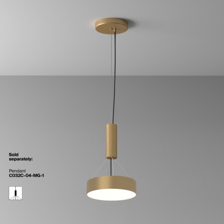 Потолочный светодиодный светильник Maytoni Technical Zon C032CL-24W4K-RD-MG