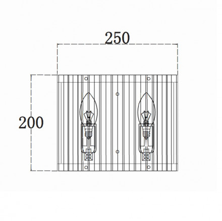 Настенный светильник Maytoni Solar MOD087WL-02G