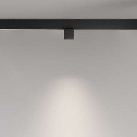 Трековый магнитный светодиодный светильник Maytoni Exility Alfa S TR133-2-7W4K-B