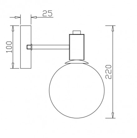 Бра Freya Globo FR5175WL-01BS