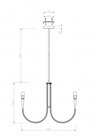 Люстра подвесная Freya Branches FR5253PL-06N