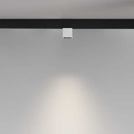 Трековый магнитный светодиодный светильник Maytoni Exility Alfa S TR133-4-7W-DS-W