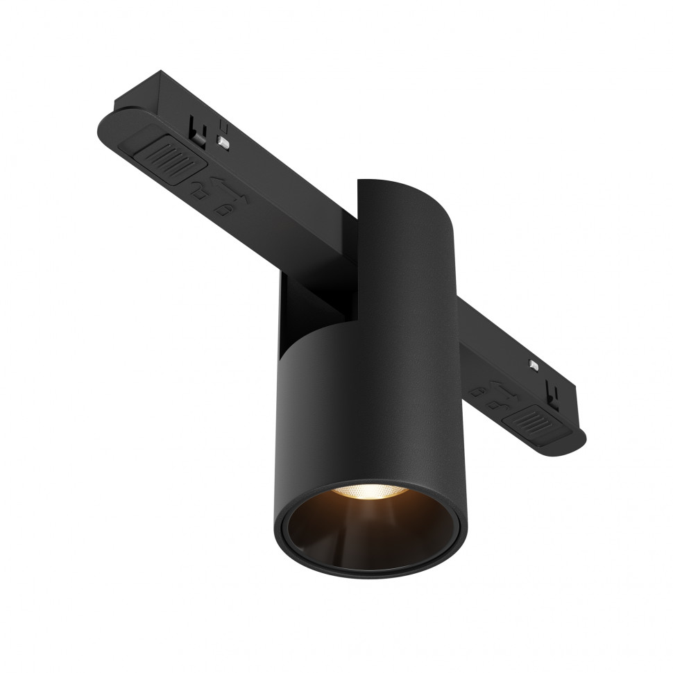 Трековый магнитный светодиодный светильник Maytoni Exility Alfa TR122-2-7W3K-B