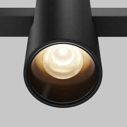 Трековый магнитный светодиодный светильник Maytoni Exility Alfa TR122-2-7W3K-B