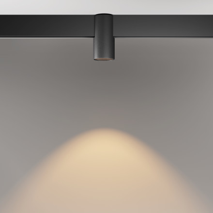 Трековый магнитный светодиодный светильник Maytoni Exility Alfa TR122-2-7W3K-B