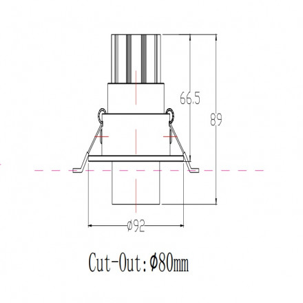 Встраиваемый светильник Maytoni Reif DL049-01W