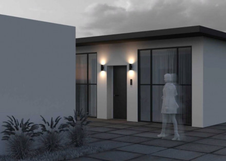 Уличный настенный светодиодный светильник Maytoni Shim O303WL-L10GF3K