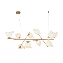 Люстра подвесная Freya Flaty FR5374PL-10BS