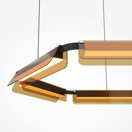 Люстра подвесная светодиодная Maytoni Flat MOD296PL-L60BC3K