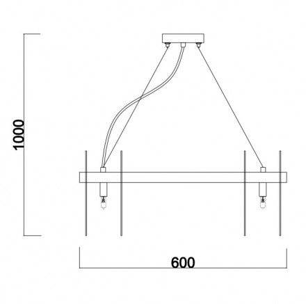 Люстра подвесная Freya Deserto FR5141PL-10BS