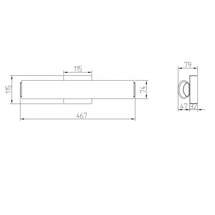 Подсветка для зеркал Maytoni Gelo MIR073WL-L14CH4K