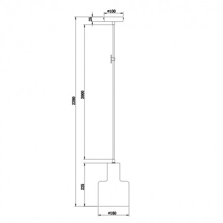 Подвесной светильник Maytoni Broni T439-PL-01-GR