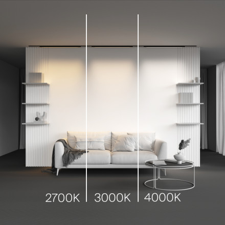 Трековый магнитный светодиодный светильник Maytoni Levity Basis TR192-1-21W3K-B