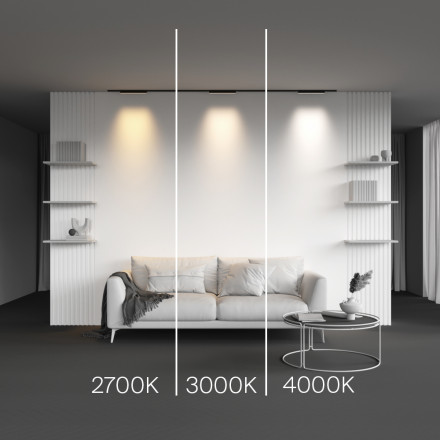 Трековый магнитный светодиодный светильник Maytoni Levity Basis TR192-1-8W2.7K-B