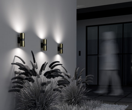 Уличный настенный светильник Maytoni Outdoor Bowery O582WL-02BS