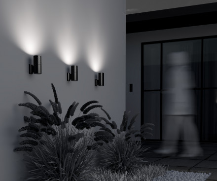 Уличный настенный светильник Maytoni Outdoor Bowery O583WL-01B