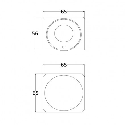 Уличный настенный светодиодный светильник Maytoni Bond Street O015WL-L4W