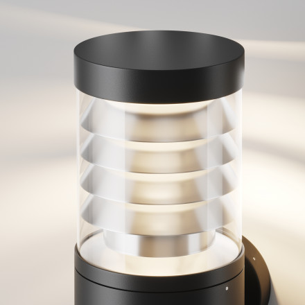 Уличный настенный светодиодный светильник Maytoni Outdoor Spir O439WL-L12GF3K