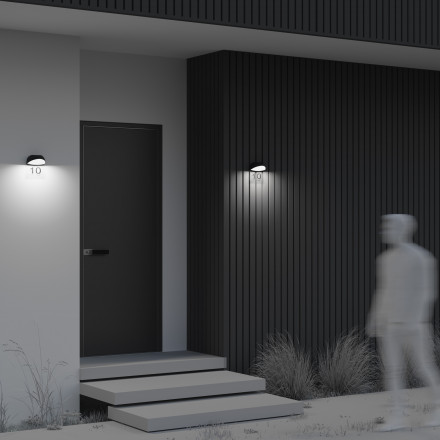 Уличный настенный светодиодный светильник Maytoni Outdoor Gloss O447WL-L7GF3K