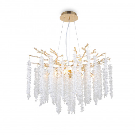 Люстра подвесная Freya Mineral FR1010PL-08G