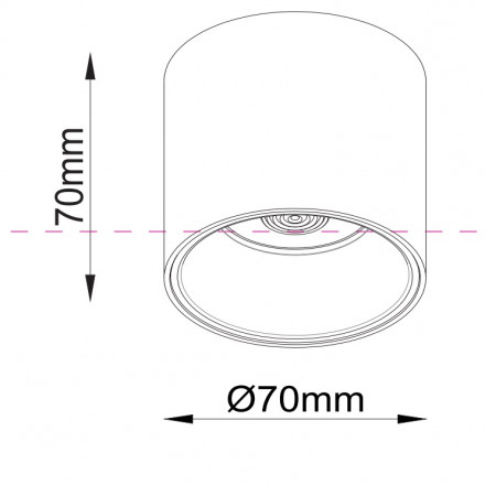 Потолочный светодиодный светильник Maytoni Cover C064CL-L12W4K