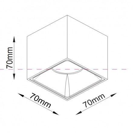 Потолочный светодиодный светильник Maytoni Cover C065CL-L12B3K