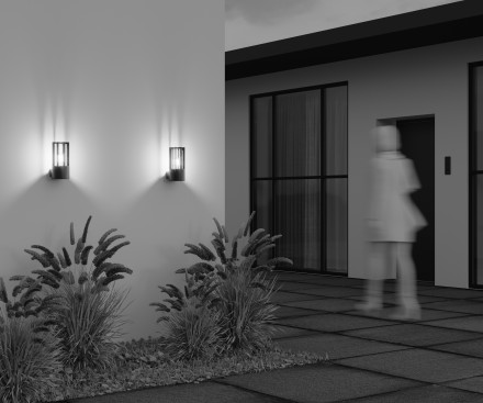 Уличный настенный светильник Maytoni Outdoor Barrel O453WL-01GF