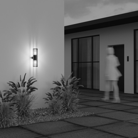 Уличный настенный светильник Maytoni Outdoor Barrel O453WL-02GF