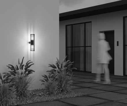 Уличный настенный светильник Maytoni Outdoor Barrel O453WL-02GF